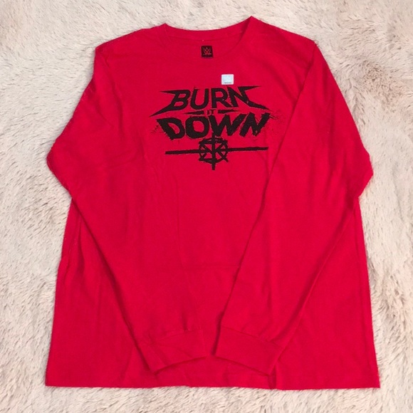 Seth Rollins ‘BURN IT DOWN’ WWE Long Sleeve. - Picture 2 of 9